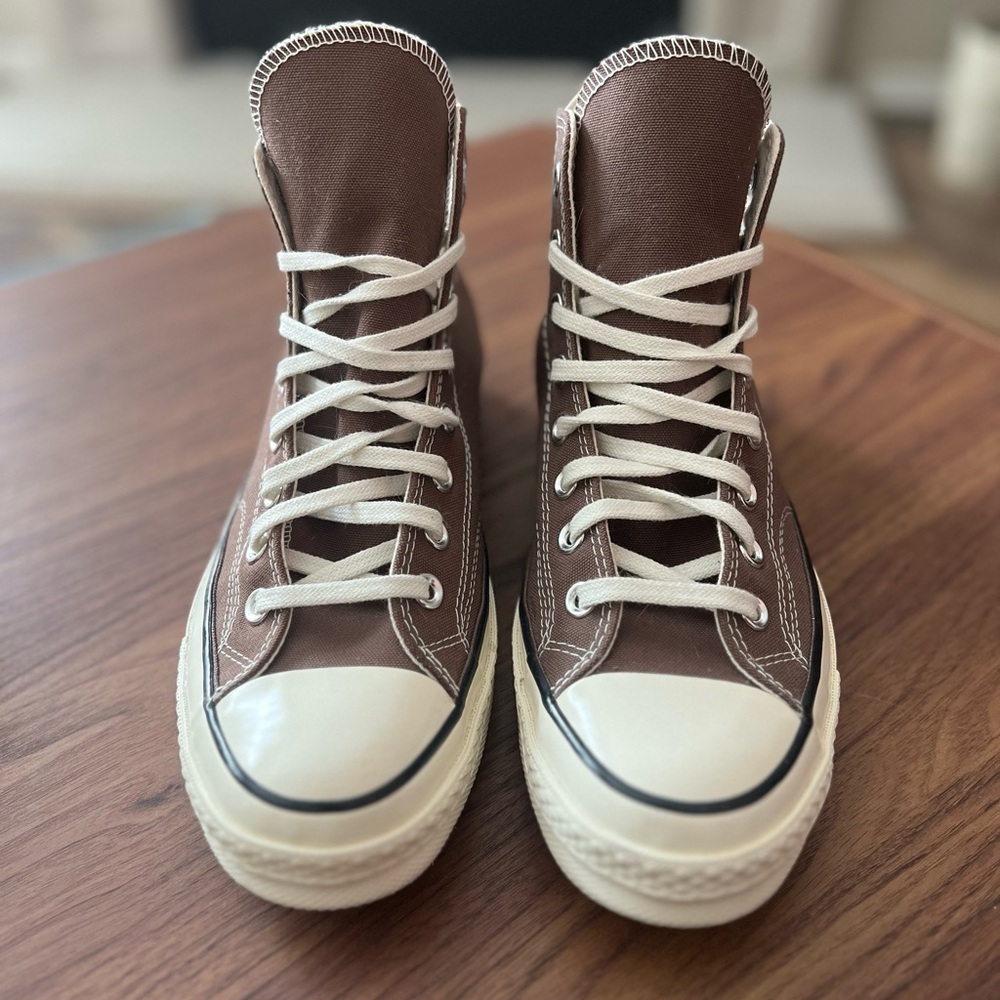 Converse chuck 70 high top brown woman size 10/mens size 8 - Picture 3 of 8
